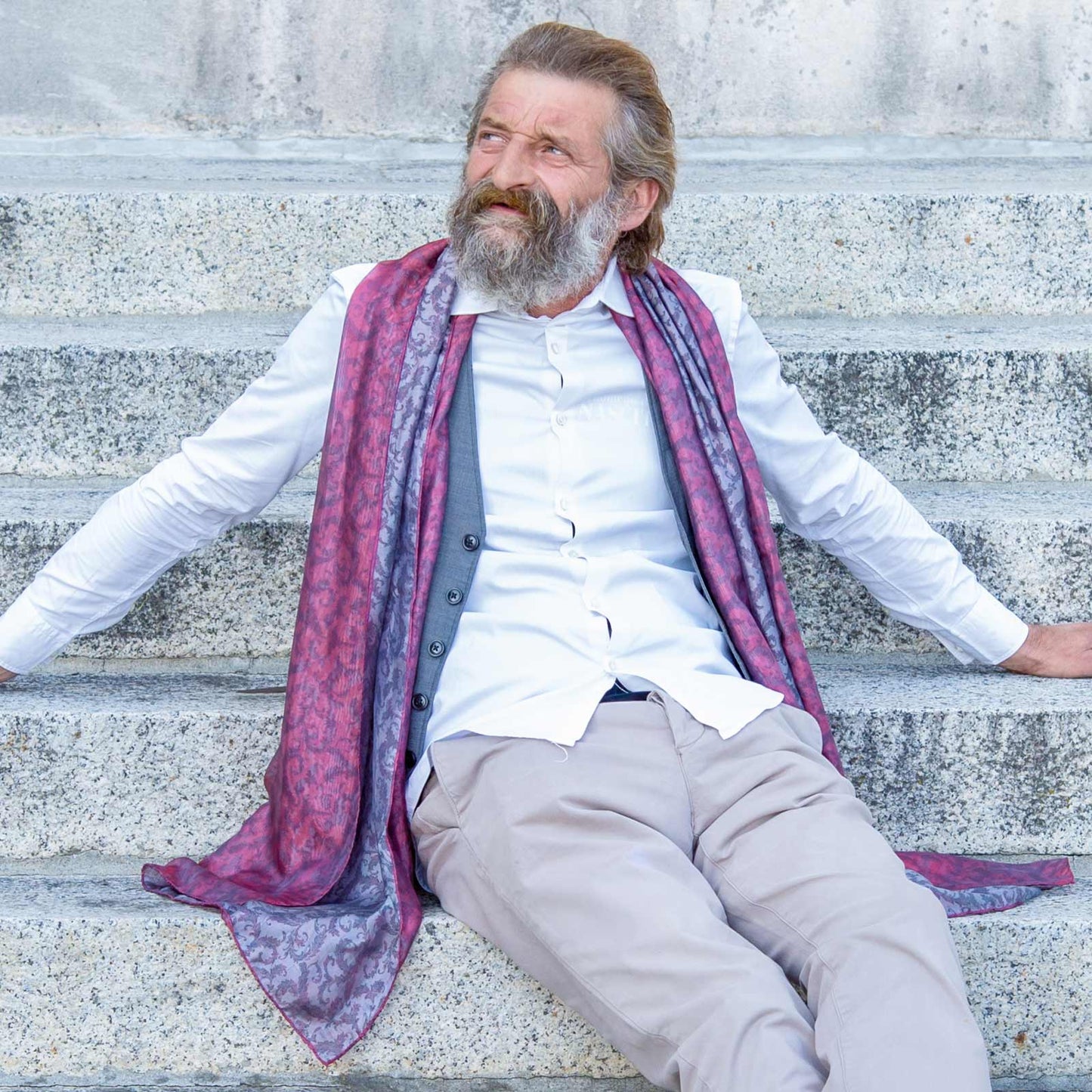 Scarf "Harvest of Florence"